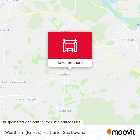 Westheim (Kr Has), Haßfurter Str. map