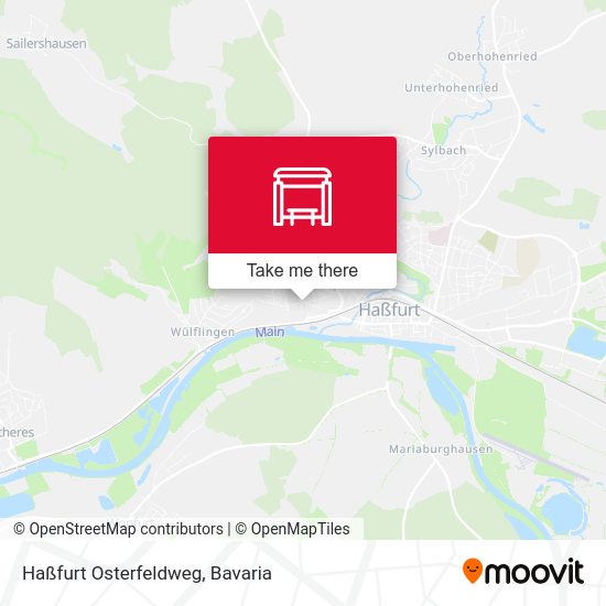 Haßfurt Osterfeldweg map