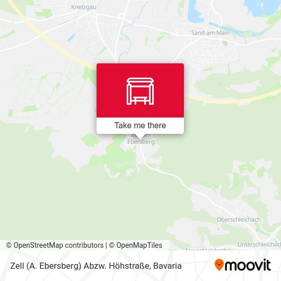 Zell (A. Ebersberg) Abzw. Höhstraße map