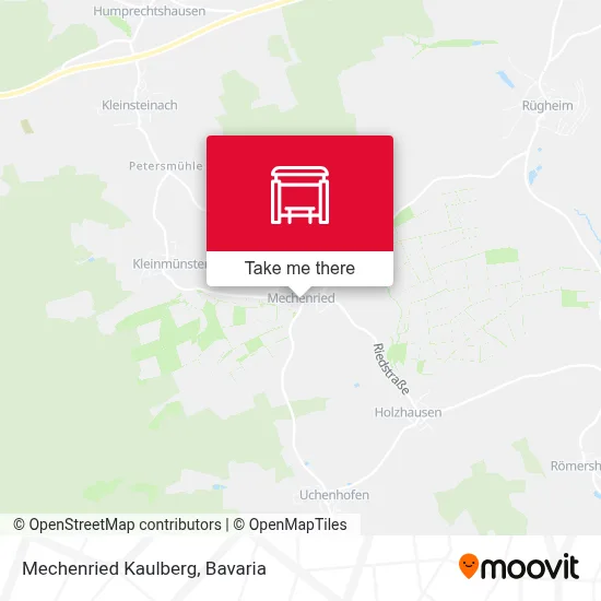 Mechenried Kaulberg map