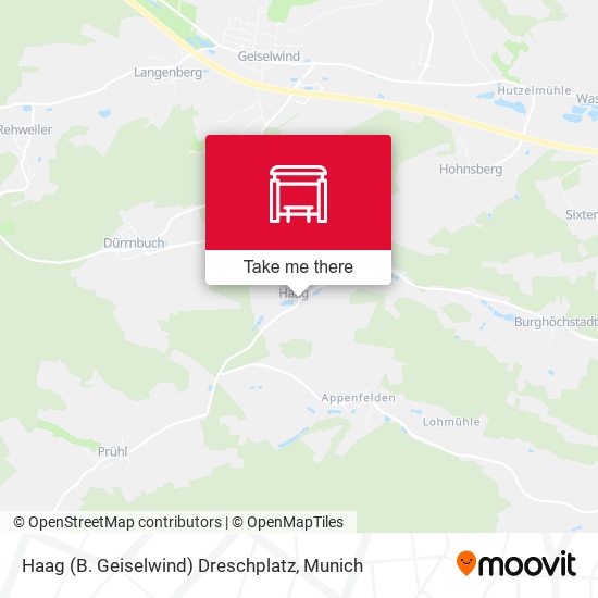 Карта Haag (B. Geiselwind) Dreschplatz