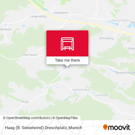 Карта Haag (B. Geiselwind) Dreschplatz