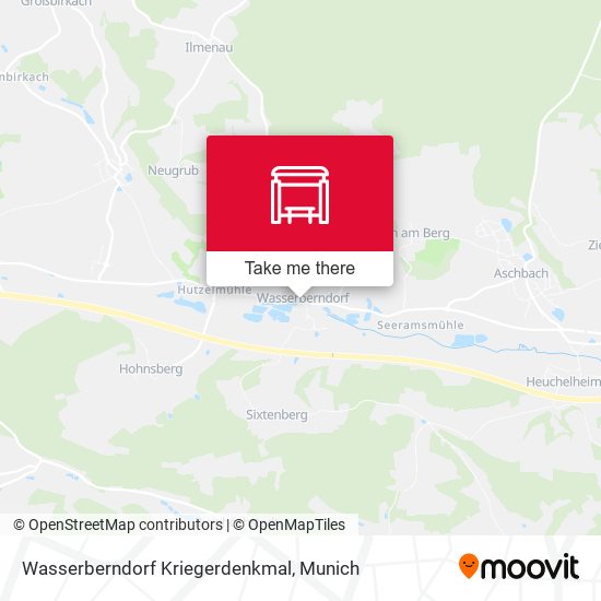 Wasserberndorf Kriegerdenkmal map
