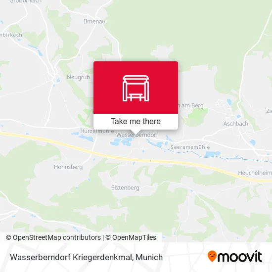 Карта Wasserberndorf Kriegerdenkmal