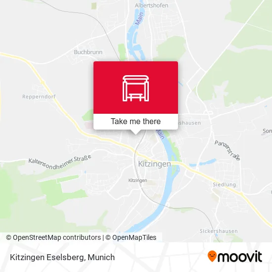 Карта Kitzingen Eselsberg