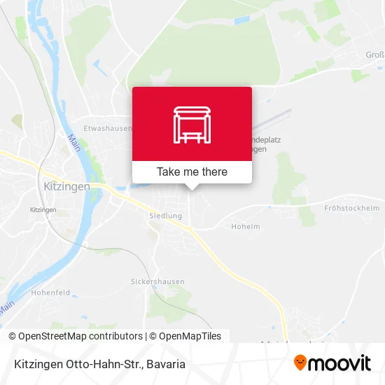 Карта Kitzingen Otto-Hahn-Str.