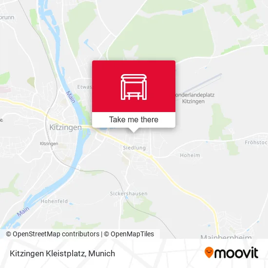 Карта Kitzingen Kleistplatz