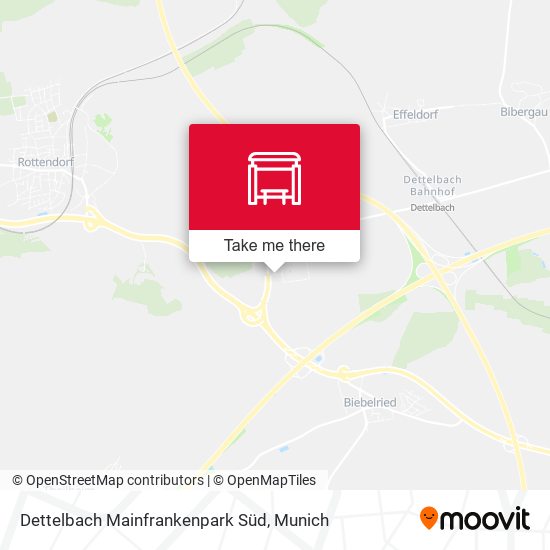 Карта Dettelbach Mainfrankenpark Süd