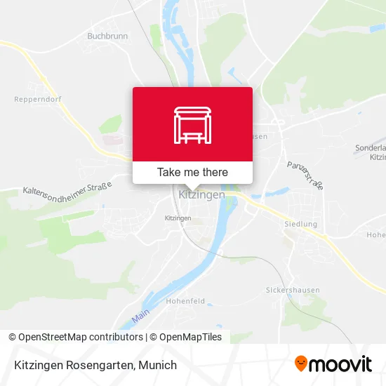 Карта Kitzingen Rosengarten