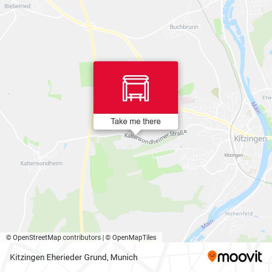 Kitzingen Eherieder Grund map