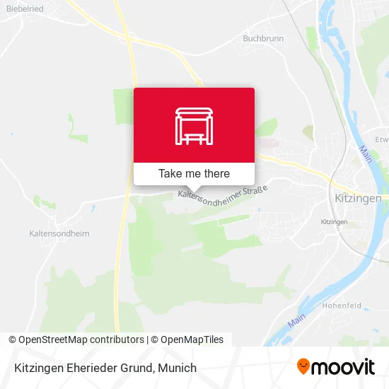 Карта Kitzingen Eherieder Grund