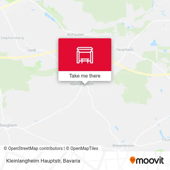 Kleinlangheim Hauptstr map