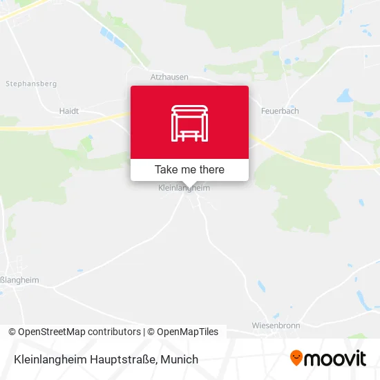 Карта Kleinlangheim Hauptstraße