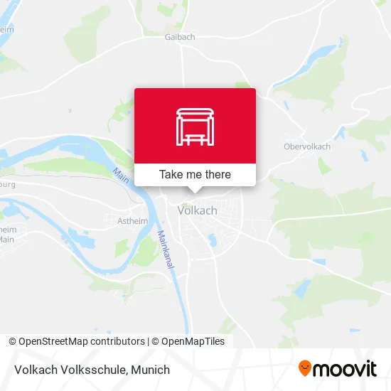 Карта Volkach Volksschule