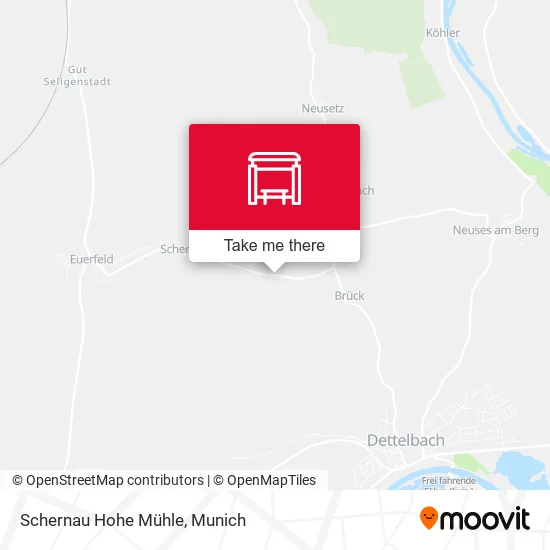 Карта Schernau Hohe Mühle