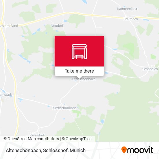 Altenschönbach, Schlosshof map