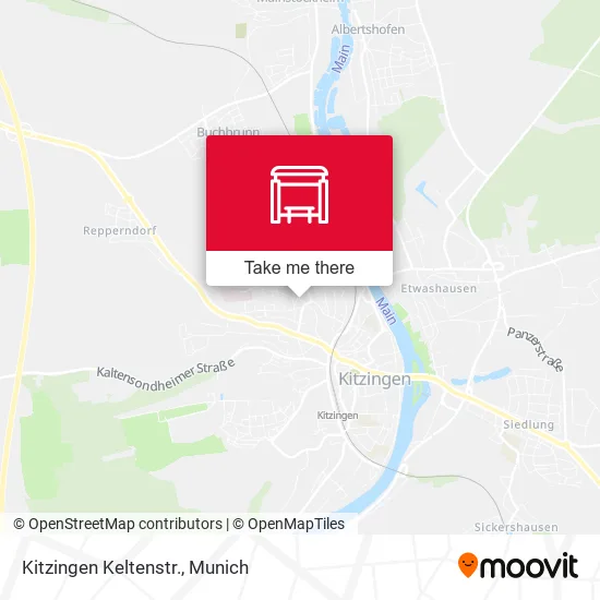 Карта Kitzingen Keltenstr.