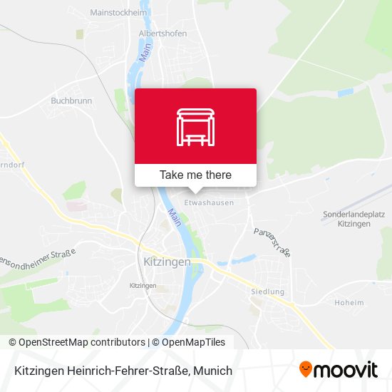 Kitzingen Heinrich-Fehrer-Straße map
