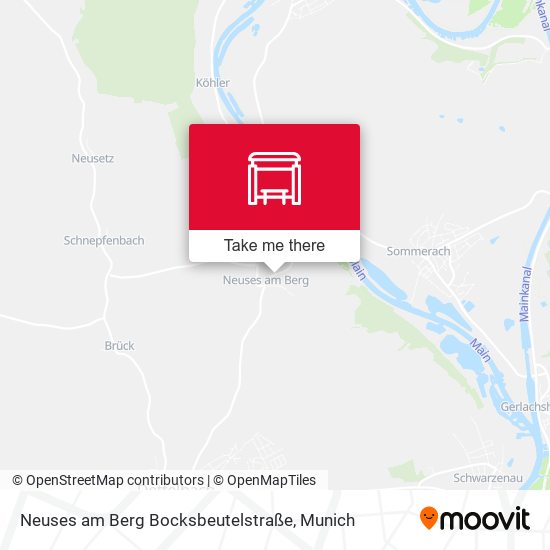 Neuses am Berg Bocksbeutelstraße map