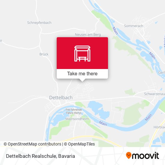 Карта Dettelbach Realschule