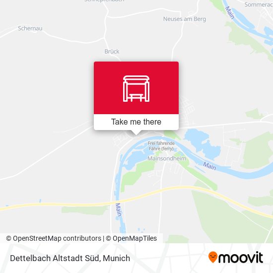 Dettelbach Altstadt Süd map