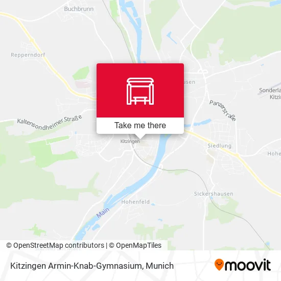 Карта Kitzingen Armin-Knab-Gymnasium
