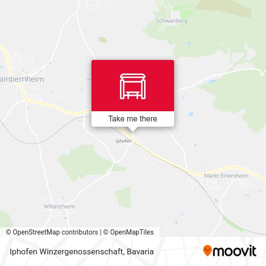Iphofen Winzergenossenschaft map