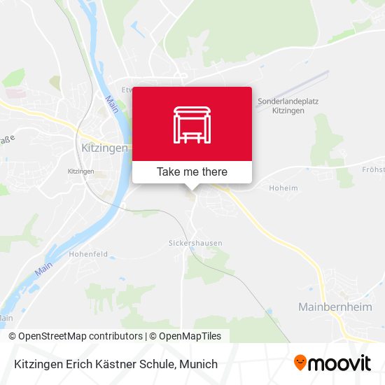 Kitzingen Erich Kästner Schule map