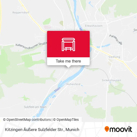 Карта Kitzingen Äußere Sulzfelder Str.