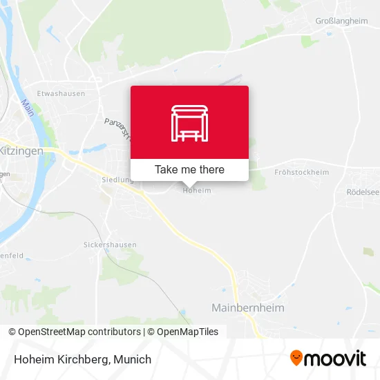 Карта Hoheim Kirchberg