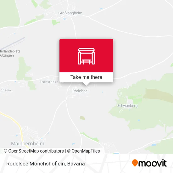 Карта Rödelsee Mönchshöflein