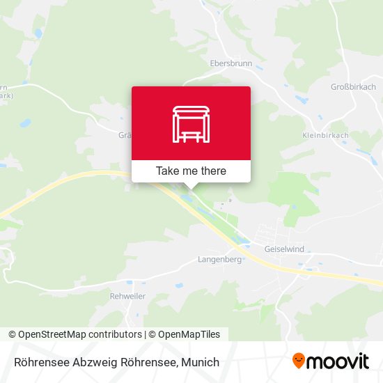Röhrensee Abzweig Röhrensee map
