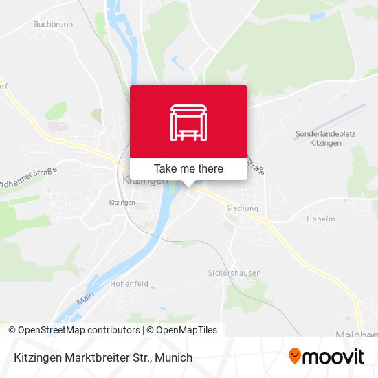 Kitzingen Marktbreiter Str. map