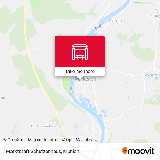 Marktsteft Schützenhaus map