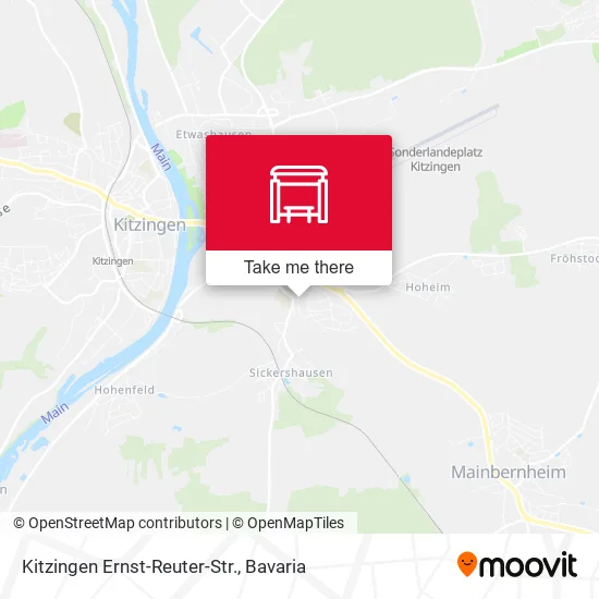 Карта Kitzingen Ernst-Reuter-Str.