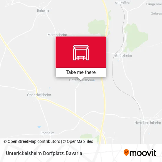 Карта Unterickelsheim Dorfplatz