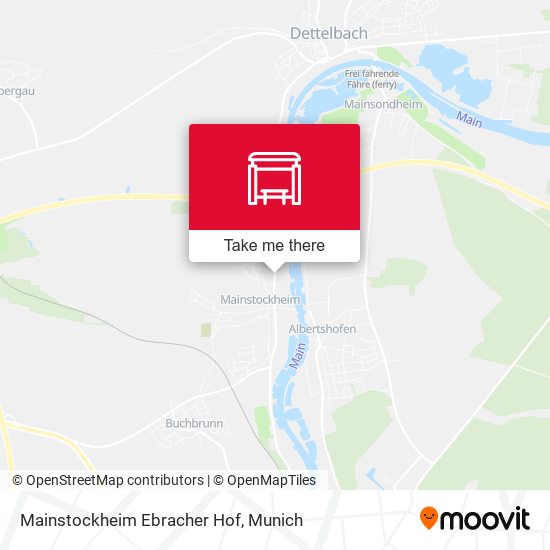Mainstockheim Ebracher Hof map