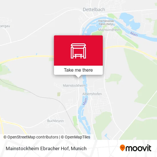 Карта Mainstockheim Ebracher Hof