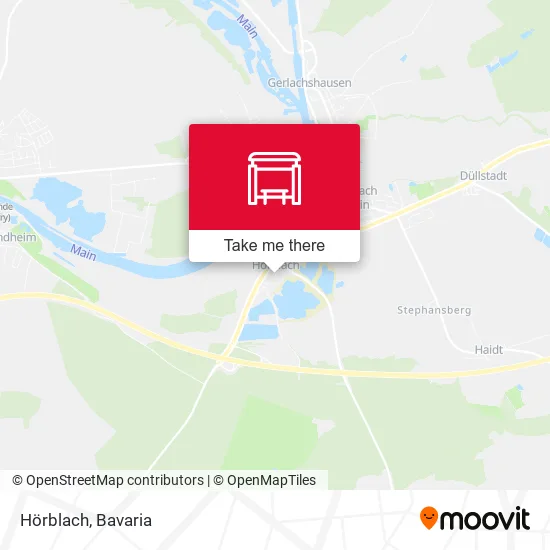 Карта Hörblach