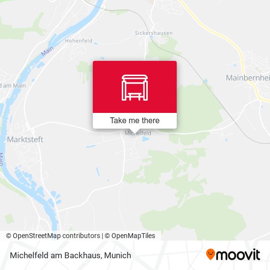 Michelfeld am Backhaus map