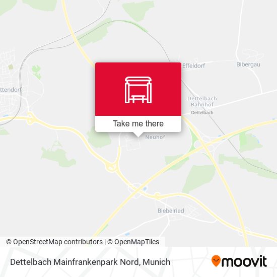 Dettelbach Mainfrankenpark Nord map
