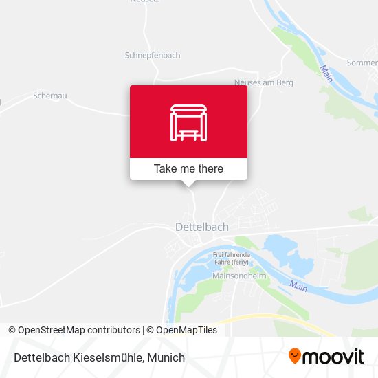 Dettelbach Kieselsmühle map