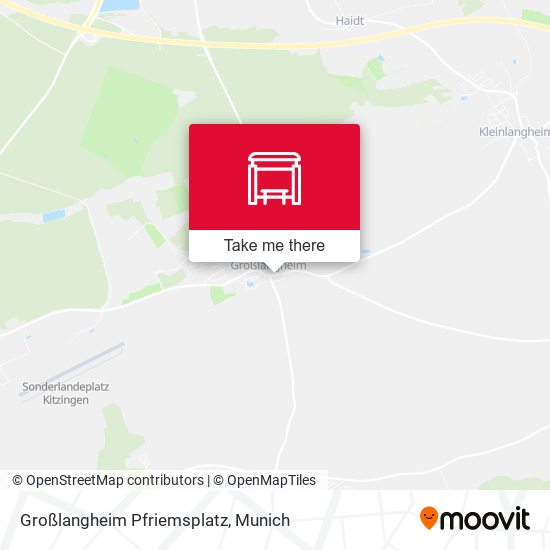 Großlangheim Pfriemsplatz map