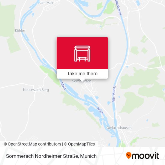 Sommerach Nordheimer Straße map