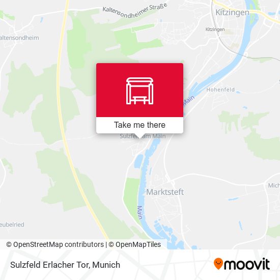 Sulzfeld Erlacher Tor map