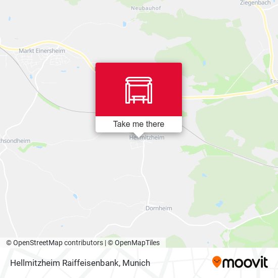 Hellmitzheim Raiffeisenbank map