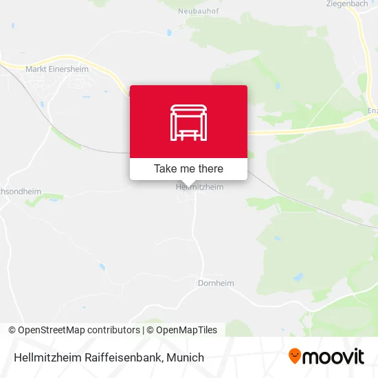Карта Hellmitzheim Raiffeisenbank