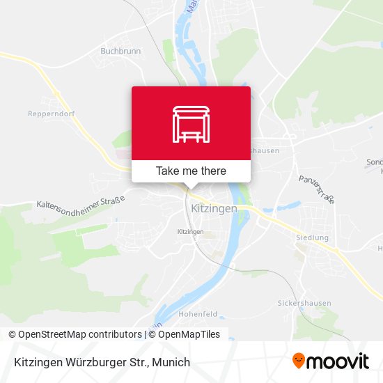 Kitzingen Würzburger Str. map