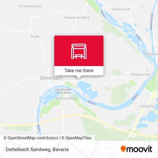 Карта Dettelbach Sandweg