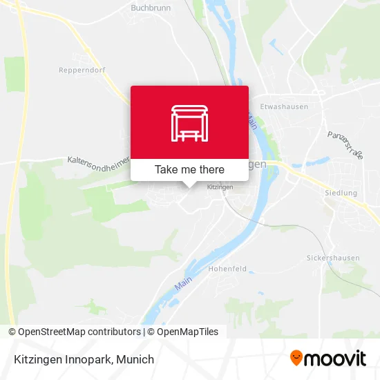 Карта Kitzingen Innopark